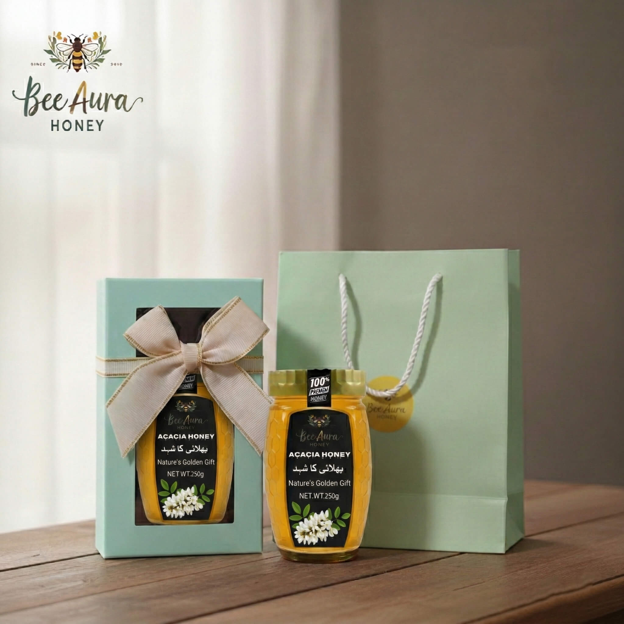 Bee Aura Honey Gift Packaging 500 g