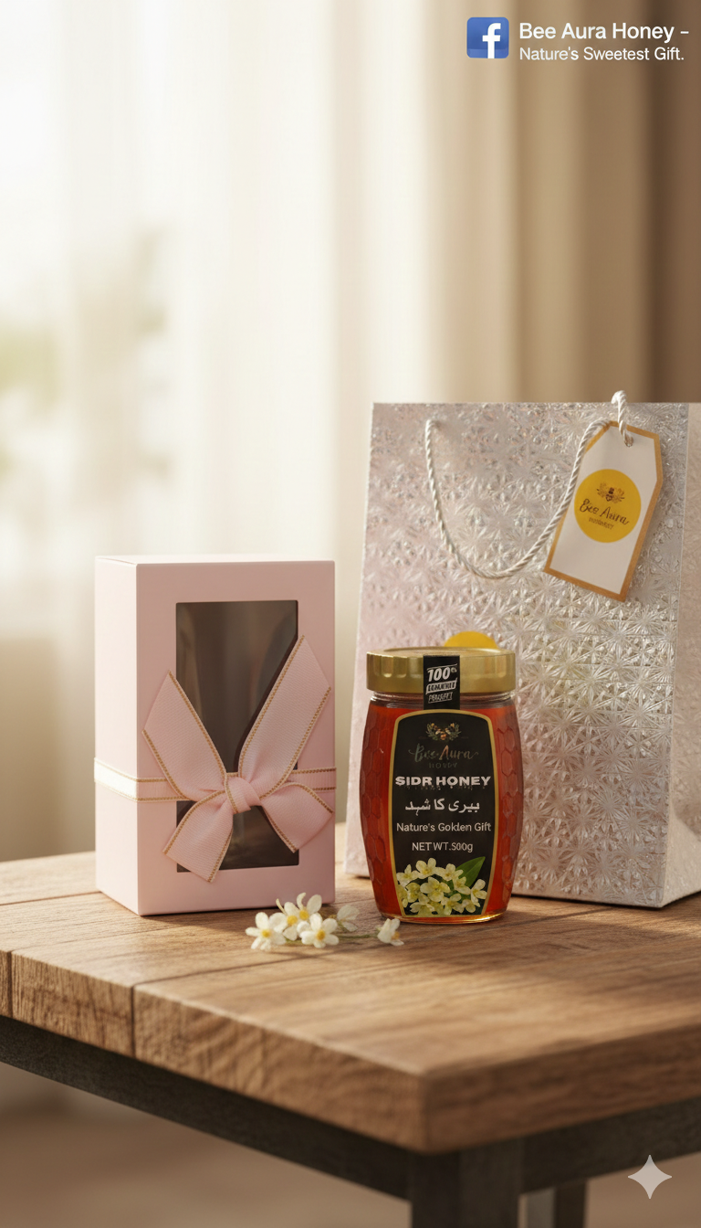 Bee Aura Honey Gift Packaging 500 g