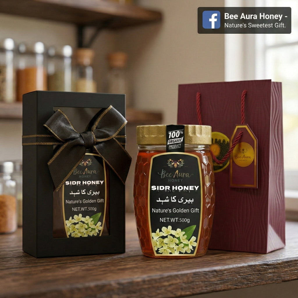 Bee Aura Honey Gift Packaging 500 g
